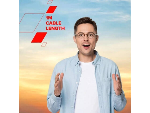 Дата кабель USB-C to USB-C 1.0m OnWire 60CL C-C 60W COLOR Braided 1m White Canyon (CND-CCAP60AB10W) - Фото 5