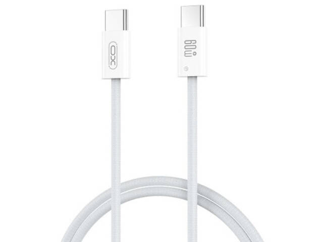 Дата кабель USB-C to USB-C 1.0m 60W white XO (NBQ273_C_White) - Фото 1