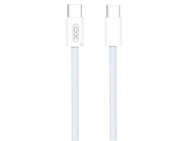 Дата кабель USB-C to USB-C 1.5m 60W white XO (NBQ260B_С_White) - Фото 1