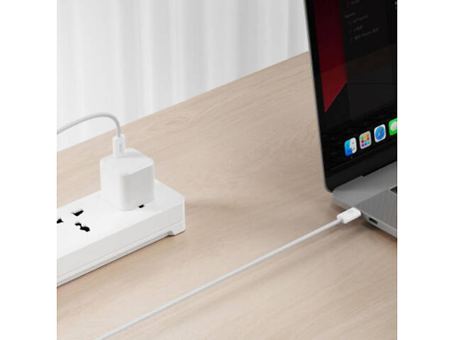 Дата кабель USB-C to USB-C 1.0m 60W white XO (NBQ273_C_White) - Фото 4