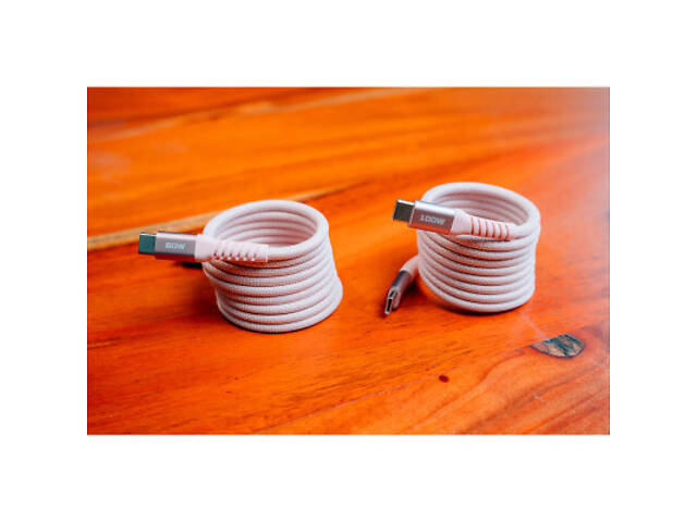 Дата кабель USB-C to USB-C 1.2m Magnetic 60W рожевий Verbatim (31853) - Фото 5