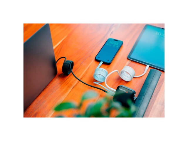 Дата-кабель USB-C to USB-C 1.2m Magnetic 60W black Verbatim (31859) - Фото 5