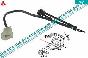 Датчик / терморезистор испарителя кондиционера печки MB609266 Mitsubishi / МИТСУБИСИ PAJERO III 2000-2006 / ПАДЖЕРО 3 0