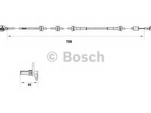 Датчик, частота обертання колеса BOSCH 0265007465 на NISSAN PRIMERA (P12)