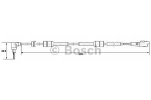 Датчик АБС для моделей: CITROËN (C8), FIAT (ULYSSE), LANCIA (PHEDRA), PEUGEOT (807)