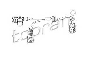 Датчик АБС для моделей: FORD (GALAXY), SEAT (ALHAMBRA), VOLKSWAGEN (SHARAN)