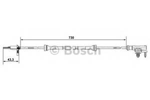 Датчик ABS передний