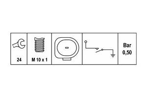 Датчик давления масла двигателя
