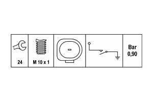 Датчик давления масла двигателя