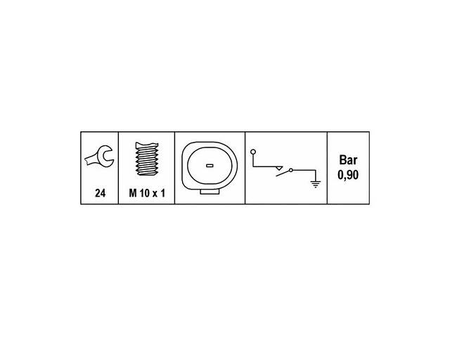 Датчик давления масла двигателя