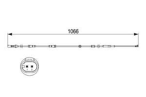 Датчик износа тормозных колодок 1987473501