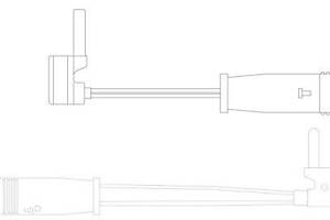 Датчик износа тормозных колодок WS0214A