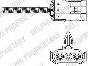 Датчик кисню DELPHI ES1097012B1 на RENAULT CLIO (B/C57_, 5/357_)