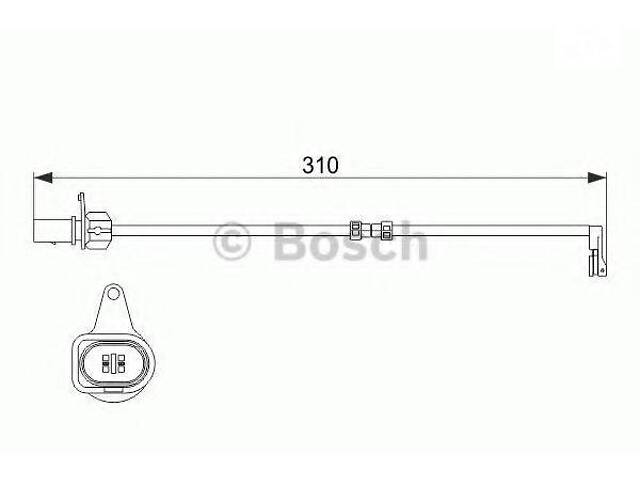 Датчик колодок передний BOSCH 1987474506 на AUDI Q5 (8R)