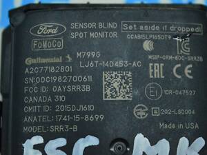 Датчик слепых зон прав Ford Escape MK4 20- (01) BSM LJ6T-14D453-AC