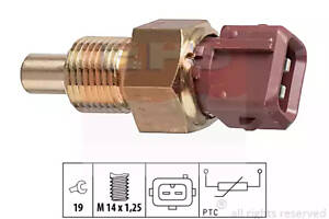 Датчик температури охол. рід. Citroen, Fiat, Peugeot 1.0-1.9TD 07.92-