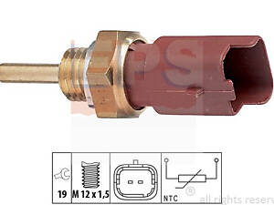 Датчик температури охол.рідини Fiat 1.2-1.9JTD 99-,Opel 1.3-1.9 CDTI 03-