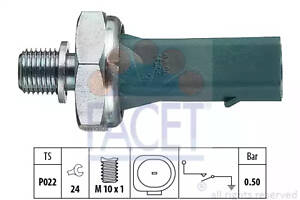 Датчик тиску оливи, (0,5bar; зелений) VAG 1.0-4.2 95-