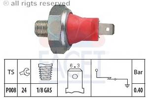 Датчик тиску оливи (0,3bar/1 конт./чорний) Kia Carens II/Lancer/Camry 1.0-3.5 82-