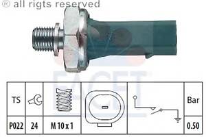 Датчик тиску оливи (0,5bar/1 конт./зелений) VW Caddy III/Golf V 1.0-1.8 95-