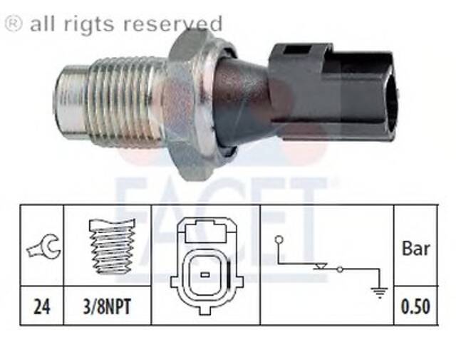 Датчик тиску оливи (0,5bar/1 конт/чорний) MONDEO 2.2-3.0 00-07