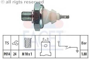 Датчик тиску оливи (1,8bar/1 конт./білий) VW T3/T4/LT 73-04