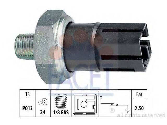 Датчик тиску оливи FACET 70160 на NISSAN MISTRAL II (R20) - Фото 1