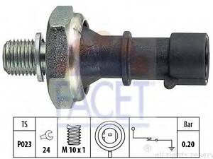 Датчик тиску оливи FACET 70170 на OPEL ASTRA J Sports Tourer