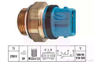 Датчик вкл. вентилятора 100/95C-110/105C Opel OmegaB 2.5-3.2 V6 94-03