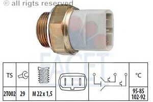 Датчик включения вентилятора (2-х скоросной) AUDI A4/A6/VW Golf III 1.0-4.2 71-02 (95°-85°/102°-92°C (7.5635) Facet