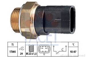 Датчик вмикання вентилятора Fiat Panda/Tempra/Tipo/Uno 0.8-2.8 79-