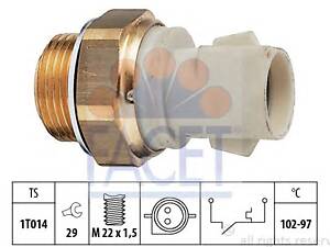 Датчик увімкнення вентилятора Ford Escort/Fiesta/Focus/Orion/Scorpio/Sierra 1.1-3.0 82-04 (7.5137) Facet