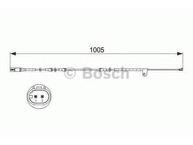 ДАТЧИК ЗНОШУВАННЯ ДИСК.КОЛ.ПЕРЕД BOSCH 1987473521 на BMW X5 (E70)