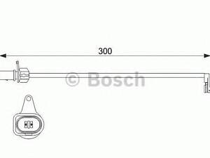 Датчик зношування дискових колодок передній BOSCH 1987474505 на AUDI A4 седан (8K2, B8)
