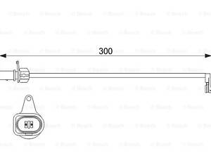 Датчик знесення гальм.колодок 300mm AUDI A4/A5A6/A7/Q5/S4/S5 ''F ''1,8-3,2 ''07>>