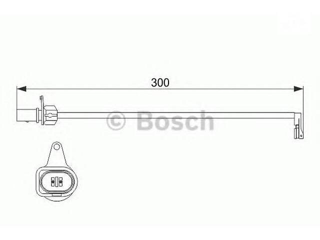 Датчик зносу гальм.колодок 300mm AUDI A4A5A6A7Q5S4S5 F 1 BOSCH 1987474505 на AUDI A4 седан (8K2, B8)