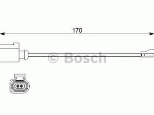 Датчик зносу гальмівних колодок BOSCH 1987474512 на AUDI A3 Limousine (8VS)