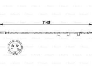 Датчик зносу колодок BOSCH 1987473525