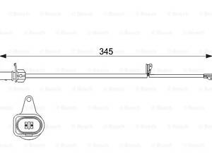 Датчик зносу колодок BOSCH 1987474507