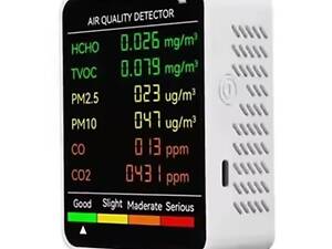 Датчик анализатор качества воздуха по 6 параметрам Nectronix M8, с аккумулятором