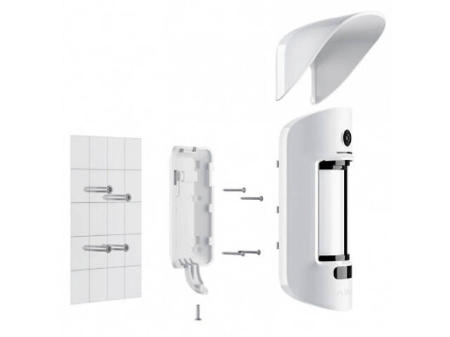 Датчик руху Ajax MotionCam Outdoor білий - Фото 4