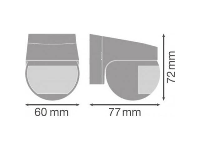 Датчик руху LEDVANCE 110DEG IP44 WT (4058075244733) - Фото 3