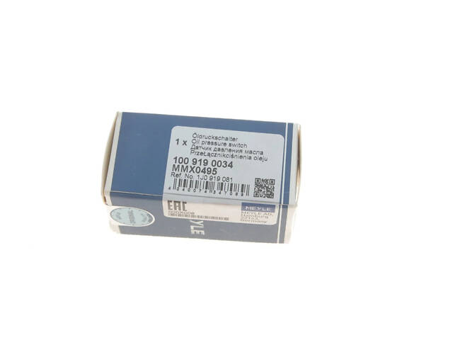 Датчик тиску оливи MEYLE 100 919 0034 MEYLE 100 919 0034 Audi A3, TT; Skoda Octavia; Volkswagen Golf, Bora, Caddy; Seat - Фото 4