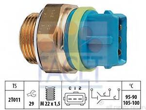 Датчик вмикання вентилятора Opel Omega B 2.53.0 TDI 94-03 FACET 75677 на OPEL OMEGA B (25_, 26_, 27_)