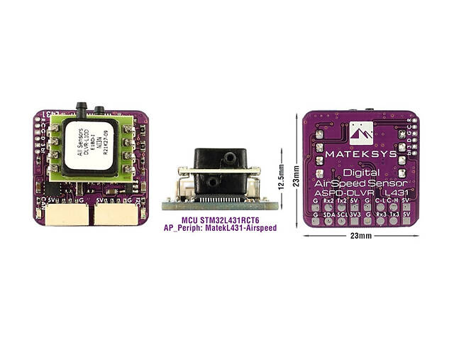 Датчик повітряної швидкості Matek ASPD-DLVR-L10D L431 - Фото 1