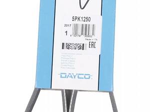 DAYCO 5PK1250 Ремінь генератора Peugeot Partner 1.4-1.6 16V 96-15