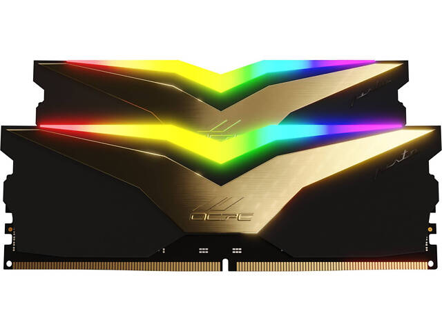 DDR5 32Gb 6400MHz (2*16Gb) OCPC PISTA RGB C40 Black Label, Retail Kit - Фото 1