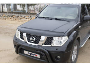 Дефлектор капота (EuroCap) для Nissan Navara 2006-2015 гг