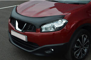 Дефлектор капота (EuroCap) для Nissan Qashqai 2010-2014 гг