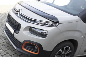 Дефлектор капота (EuroCap) для Peugeot Partner/Rifter 2019-2024 рр.